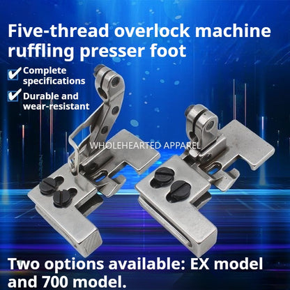 1541★  Discounted wrinkle presser foot, four-wire and five-wire edge locking machine, discounted wrinkle presser foot, double-layer sewing machine accessories★