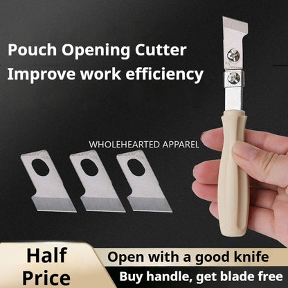1433★ Ouvre-poches pour vêtements, outil pour trou de serrure, accessoire de machine à coudre industrielle, coupe-poches, ouvre-sac★