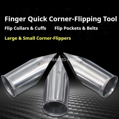 1046★ PL nouvel outil de retournement rapide des coins de revers pour usine de vêtements, anti-doublure, anti-poche, anti-ceinture★