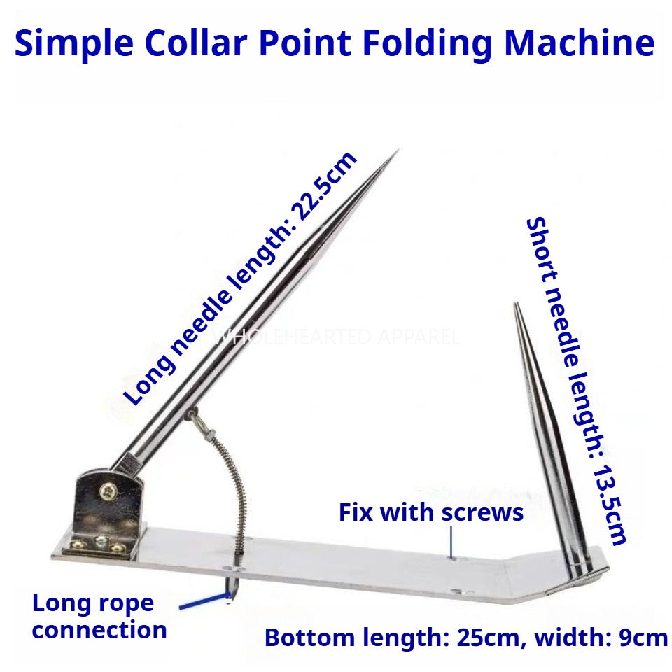 1057★ Machine semi-automatique manuelle pour ajuster l'angle des revers de chemise, revers de costume antirouille, outil de réglage de l'angle des cols inversés pour tailleur★