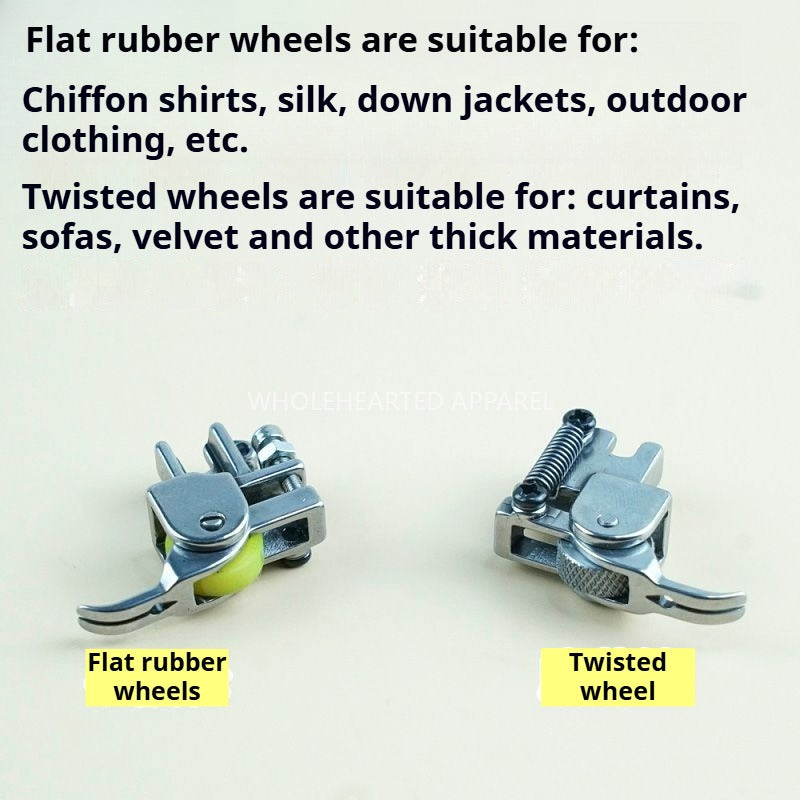 1229★  All-steel toothpick roller presser foot, with zipper on zipper roller presser foot 0.3 narrow presser foot, sewing accessories Daquan★