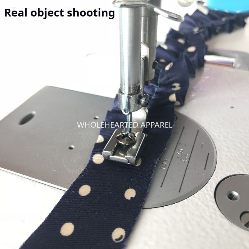 1126★  Industrial sewing machine computer flat car folding presser foot P950 pumping wrinkle presser foot wrinkling, shrinking, wrinkling all steel★