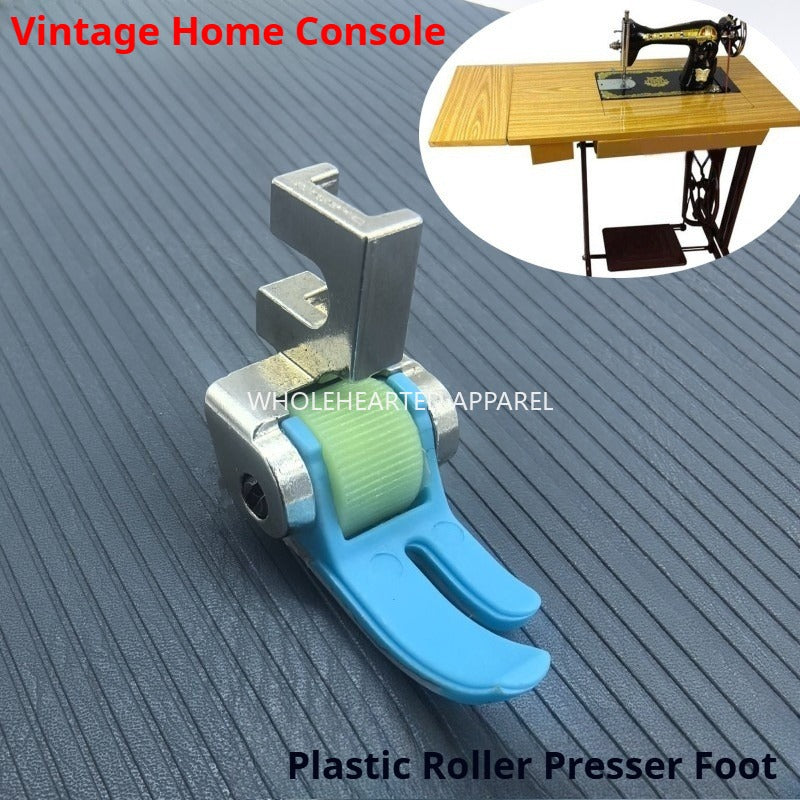 1521★  Old-fashioned household sewing machine plastic roller presser foot butterfly flyer brand pedal sewing machine accessories are universal in thickness★