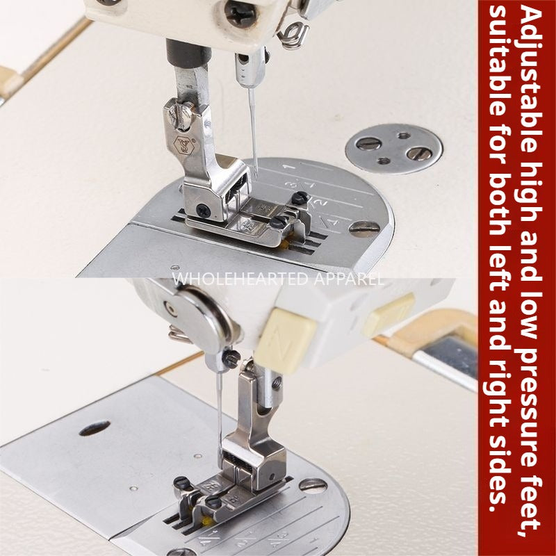 1060★  Computer flat car universal new adjustable left and right high and low stops, presser foot rib positioning, multi-purpose pressing thread sewing★