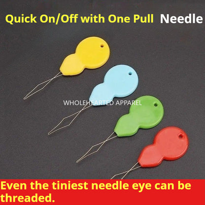 1809★ Gourd-Shaped Needle Threader Tool for Sewing Machines and Hand Sewing Needles★