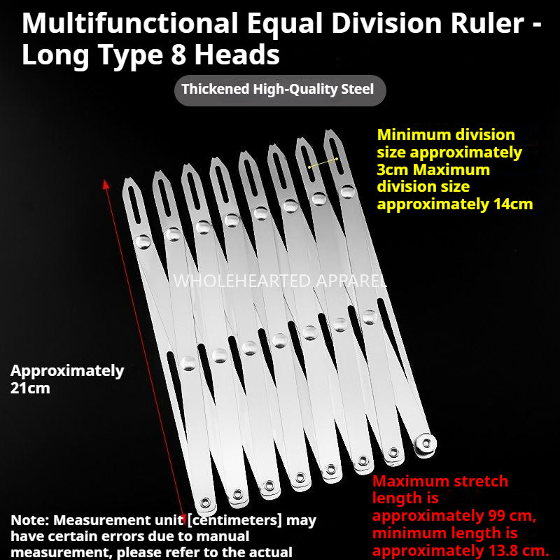 1724★  Second-generation equidistant ruler tool Retractable equidistant ruler Curtain button positioner Garment sewing auxiliary accessories★