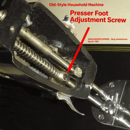 1855★ High-Low Presser Foot for Electric Multifunction Home Sewing Machines – Thick Seams and Pant Hems.