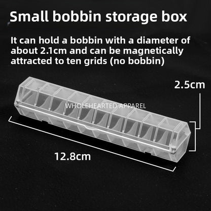 1565★  Computer flat car sewing machine shuttle core magnet storage box Jack A3A4 Zhongjie Fushan brothers plastic lock cylinder wire core