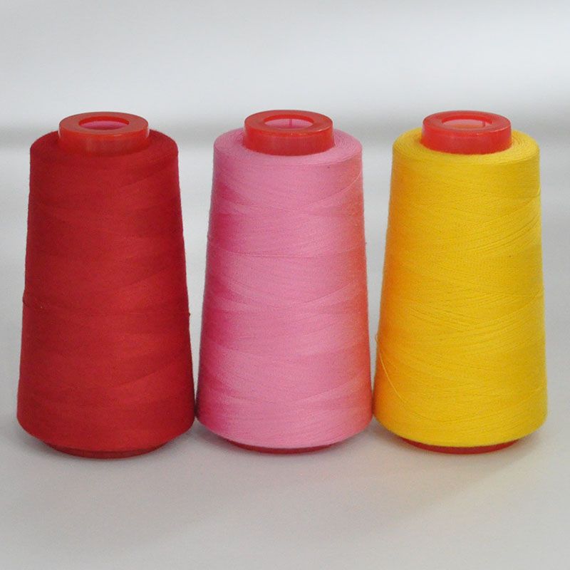 3053  Thread 402 Sewing Thread Household High Speed Thread Sewing Machine Pagoda Polyester Flat Car Large Roll Black and White Color