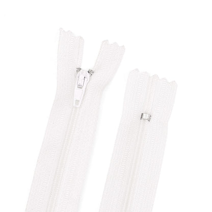 3085  Zipper No. 3 nylon closed end work code with color automatic head multi-color cloth edge zipper electric white front and rear stop clothing is suitable for