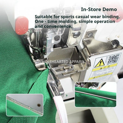 1905★ Nuevo accesorio de ribeteador 3 en 1 para máquinas de coser overlock, ideal para costuras laterales de prendas de vestir★