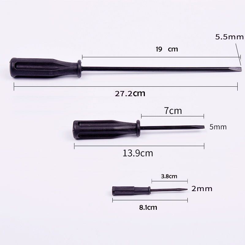 1667★  High-quality thin knife edge sewing machine special one-word screwdriver, screwdriver, screwdriver, sewing machine needle, maintenance tool, black carbon steel screwdriver