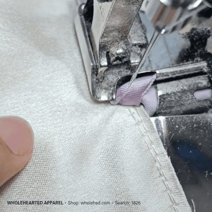 1826★ Heavy-Duty Handmade Binding Folder for Garment Lockstitch Sewing Machine Presser Foot, No-Iron Edge Binding Folder with Smooth Stitching and Stable Results.