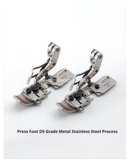 1746★ Premium all-steel overlock machine transparent shoulder-strap presser foot, left-right adjustable, anti-skew EX998 sewing accessory★