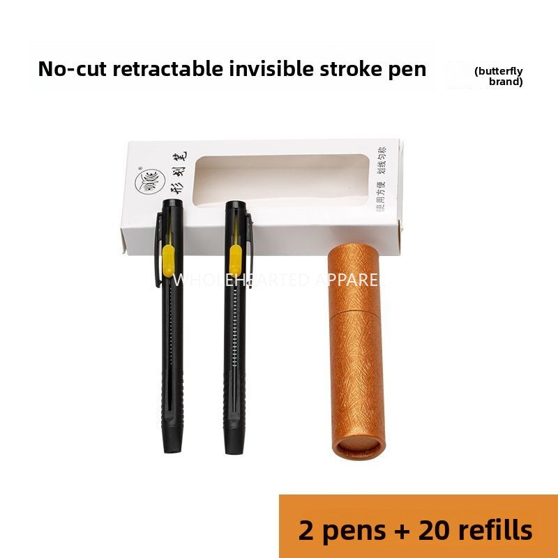 1645★  High temperature invisible pull line pen Leather scribing pen Invisible scribing chalk pull line Crayon Sewing machine Line drawing auxiliary tool