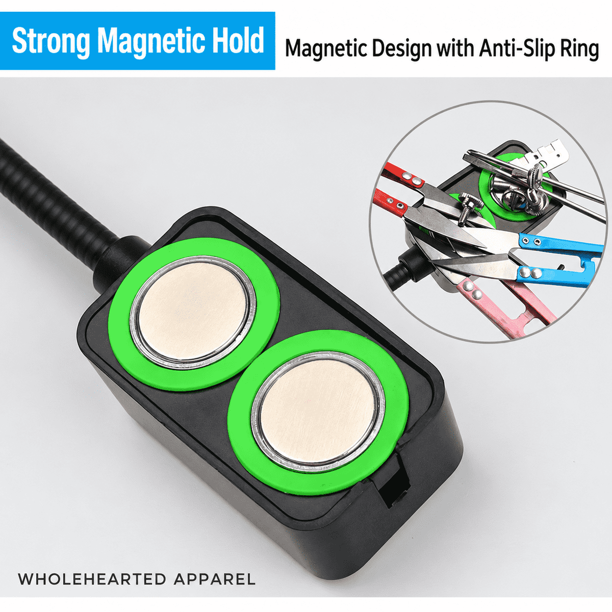 1035★ 360-degree strong magnetic mobile phone holder, multi-functional magnetic shooting live broadcast mobile phone holder, sewing machine mobile phone holder.