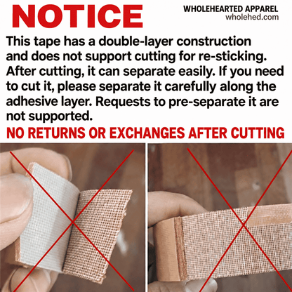 1088★ Sewing machine positioning tape, high-stick clothing template, soil brown cloth base glue, waterproof splicing single-sided carpet tape.