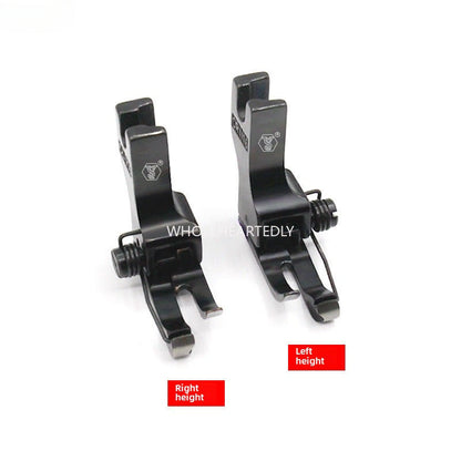 1017★  [Shuyu sewing] New (black titanium steel) spring high and low pressure foot, imported wear-resistant, smooth and not easy to oxidize
