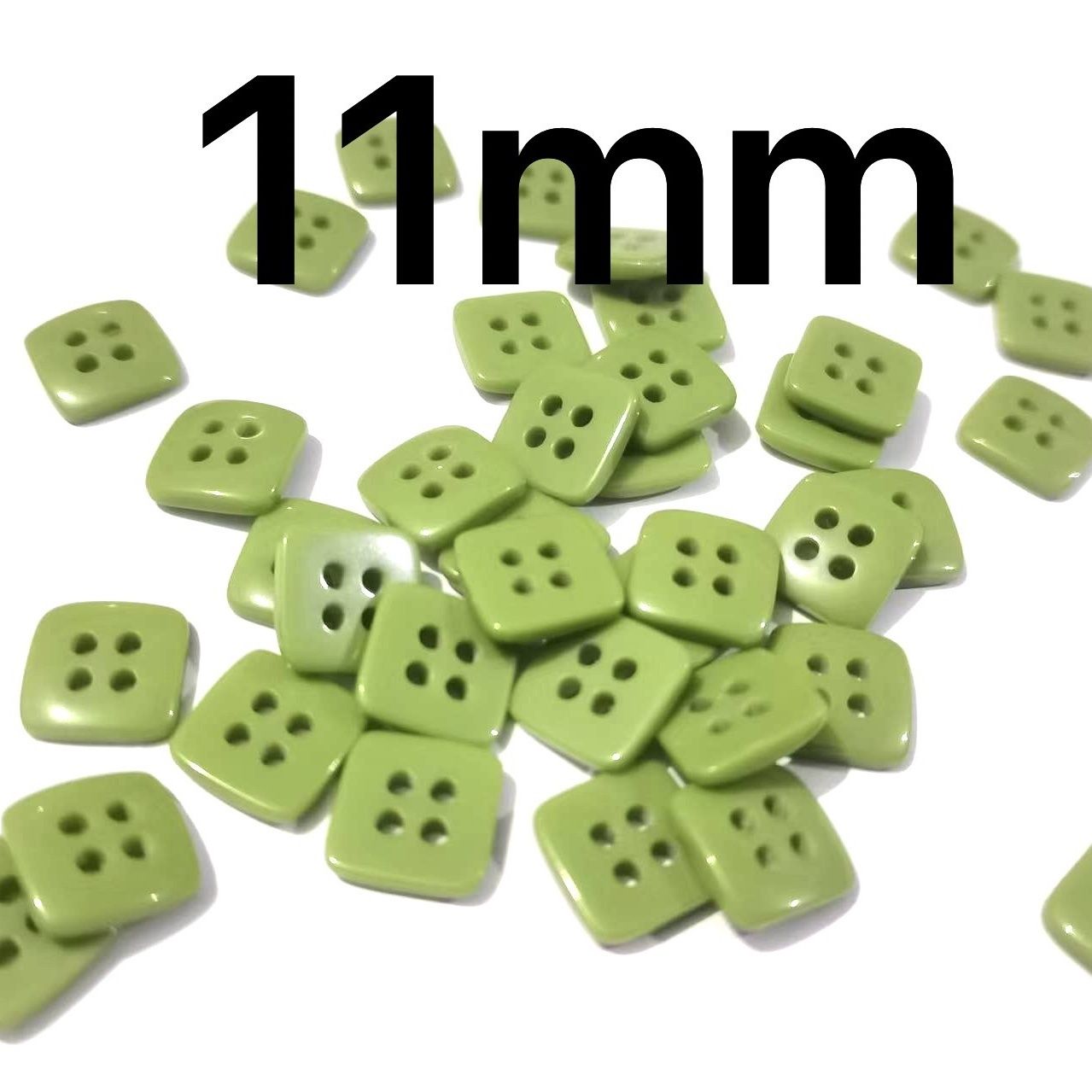 3018  Resin Button Plum Blossom Square Heart Round Color Button Flower Decoration Handmade DIY Cartoon Children