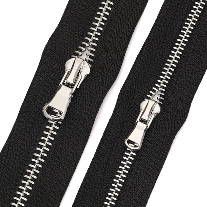 3093  Zipper No. 3 and No. 5 metal slider A3025 white light gold gun color slider zinc alloy clothing and luggage zipper applicable