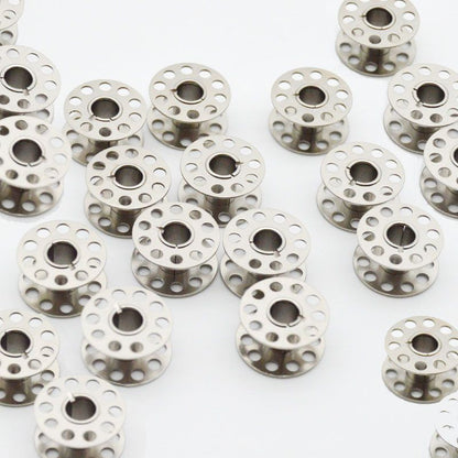 1864★ Perforated Metal Bobbins for Vintage Domestic Sewing Machines, Bee, Feiren, and Butterfly Models★