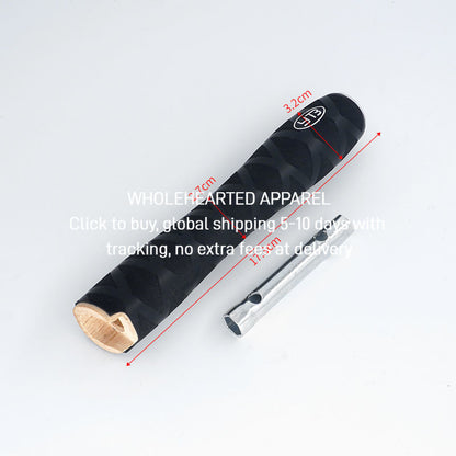 1476★  Dingyu industrial iron, solid wood handle, rubber wrap, comfortable grip, Shengtai iron replacement handle is easy to install
