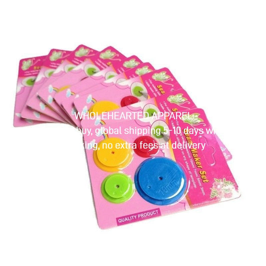 1602★  [3826 people's favorites] DIY patchwork clothing fabric sewing tools, sewing ring, line tracing wheel, line tracer, sewing ring, four sets
