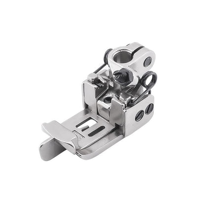 1612★  New 5.6-needle distance car high and low pass groove all-steel presser foot three-needle five-thread interlock sewing machine presser foot thickness universal