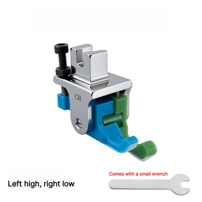 1921★ Teflon High-Low Roller Presser Foot for Computerized Lockstitch Sewing Machines, Wear-Resistant for Thick and Thin Fabrics.
