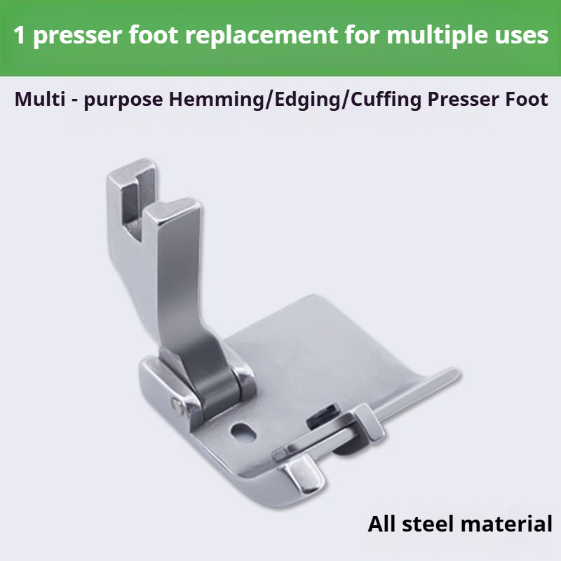 1839★ T9 Adjustable Hemming Presser Foot for Flat-Bed Sewing Machines ★