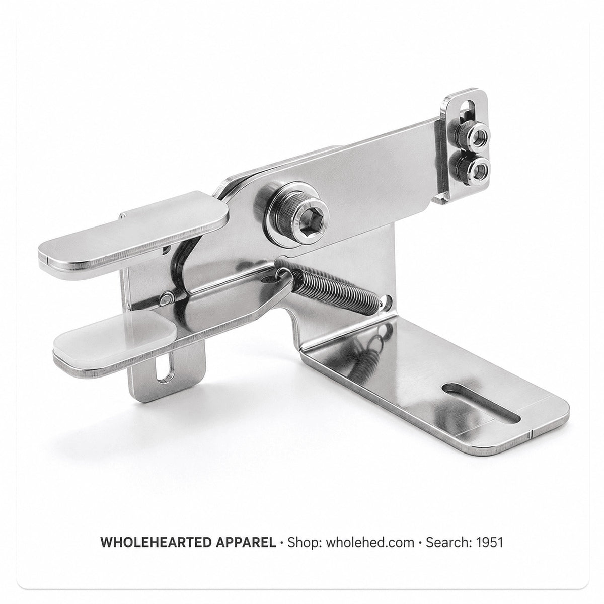 1951★ Adjustable-Height Stainless Steel Cord Lock Threading Tool for Clothing Drawstrings