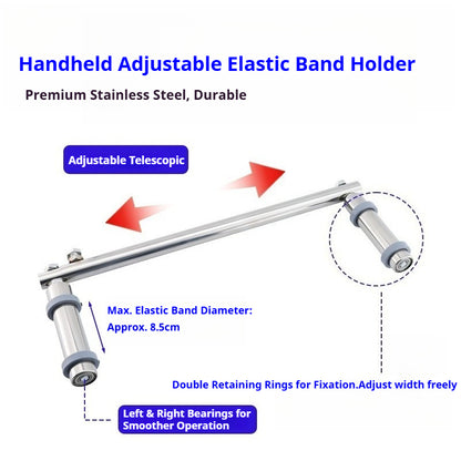 1813★ Handheld Elastic Guide Tool for Waistbands and Cuffs, Compatible with Lockstitch and Double Needle Machines★
