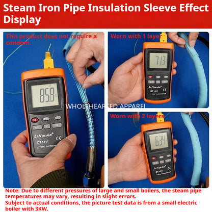 1751★ Steam Iron Heat-Insulating Sleeve for Garment Factories, Anti-Scald Insulation Cover for Steam Hoses, Sewing Accessory★