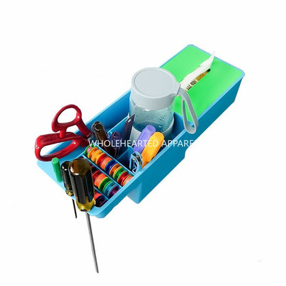 1922★ Organizador de escritorio para máquinas de coser universales con compartimentos para pañuelos, vasos y tijeras.