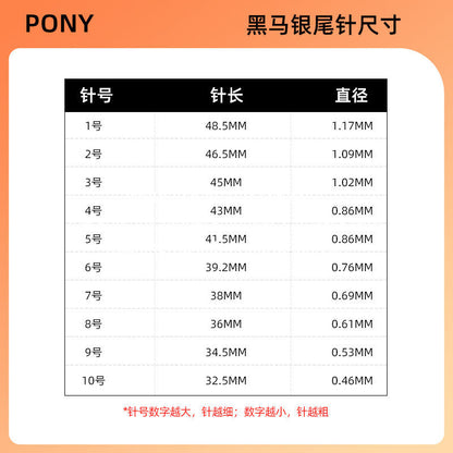 1514★  Indian genuine PONY horse brand deer brand golden tail embroidery needle hand stitch embroidery needle sewing 25 pieces/bag