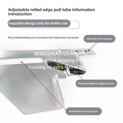 1490★  Car three-needle five-wire hem pulling cylinder Band sewing machine Car double-needle car hem regulation adjustable hemming cylinder 205