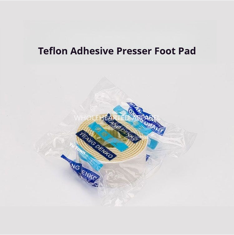 1238★ Placa base de plástico de teflón con pegamento adhesivo para prensatelas, accesorios para máquina de coser de cuero★