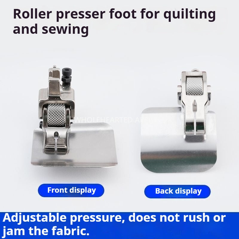 1635★  New all-steel upgraded roller row cotton row presser foot industrial computer flat car adjustable cotton curtain large panel sewing★