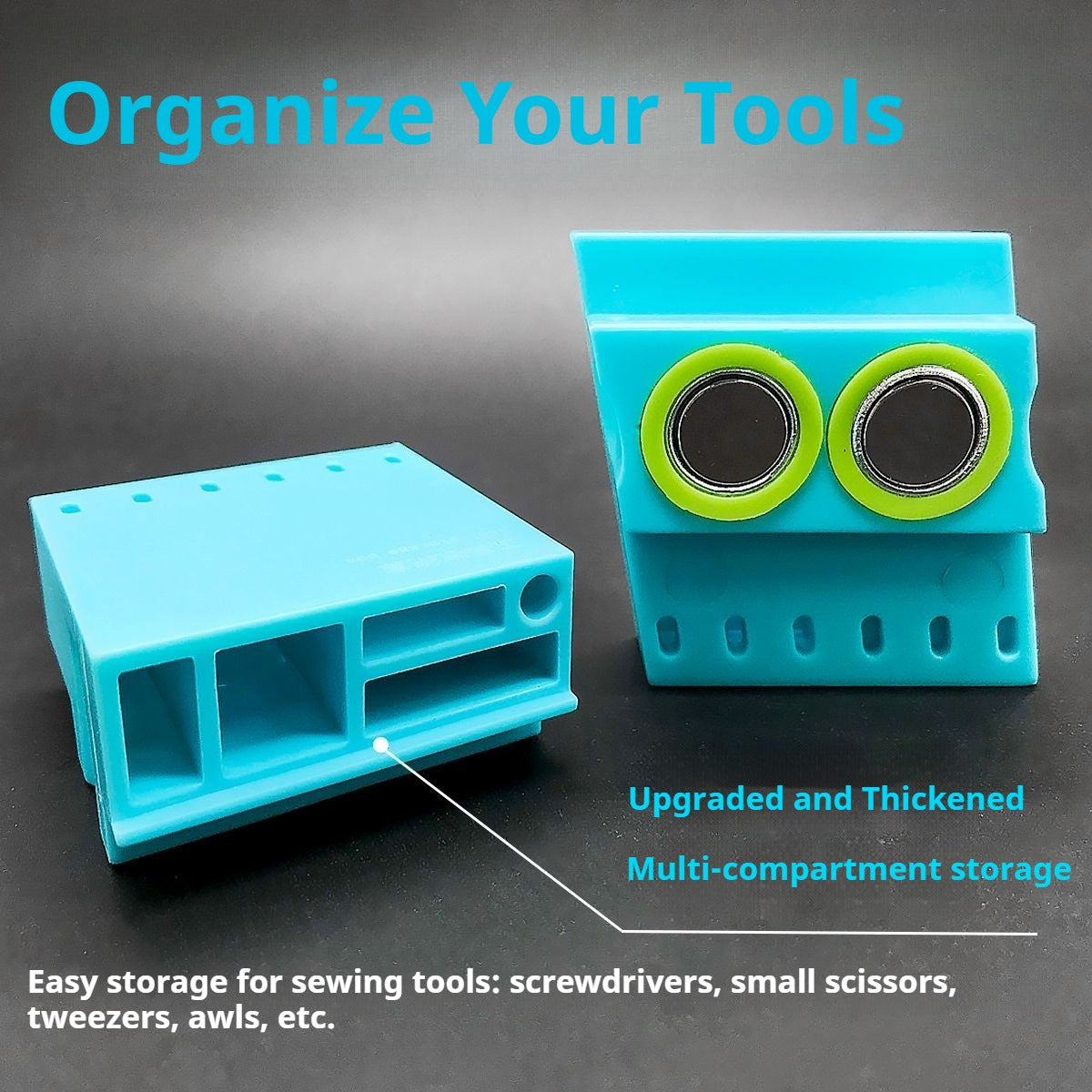 1083★  Sewing machine tool storage box magnet wall suction finishing scissors small screwdriver household industrial flat car accessories Daquan★
