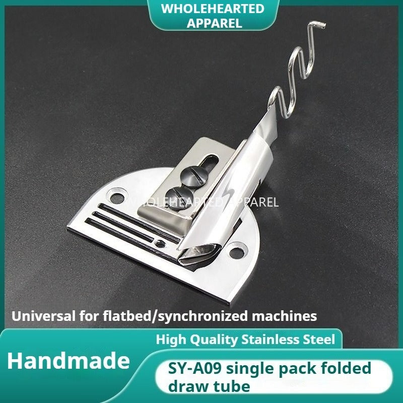 1736★ New Model SY A09 Premium Handmade Single Fold Binder Lockstitch And Compound Feed Machine Webbing Binding Attachment★
