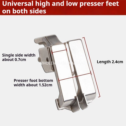 1060★  Computer flat car universal new adjustable left and right high and low stops, presser foot rib positioning, multi-purpose pressing thread sewing★