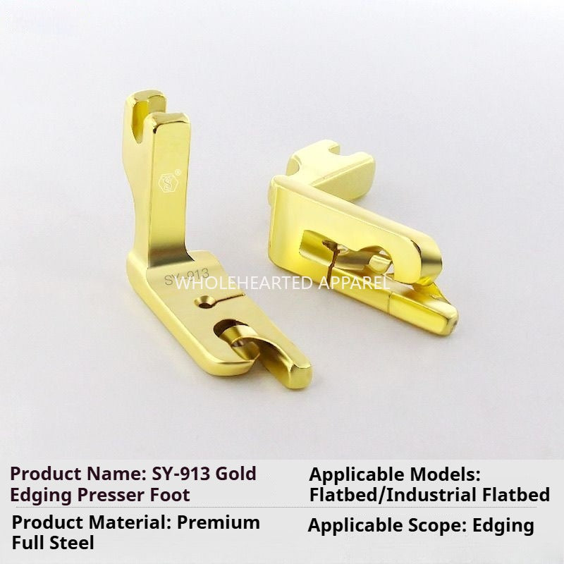 1086★  [New product] SY-912 boutique all-steel crimping presser foot, flat car hem scarf thin material folding tool★