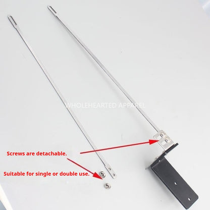 1038★ Outil d'enfilage de corde à double extrémité, aiguille à enfiler à double extrémité, fermeture élastique pour vêtements, ceinture de chapeau, accessoires pour machines à coudre industrielles★