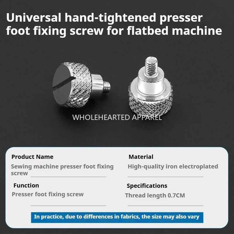 1600★  [Easy Installation] The new upgraded computer flat car hand screws on the presser foot screw and quickly increases the presser foot luxury big head screw sewing accessories★