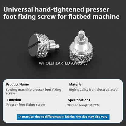 1600★  [Easy Installation] The new upgraded computer flat car hand screws on the presser foot screw and quickly increases the presser foot luxury big head screw sewing accessories★