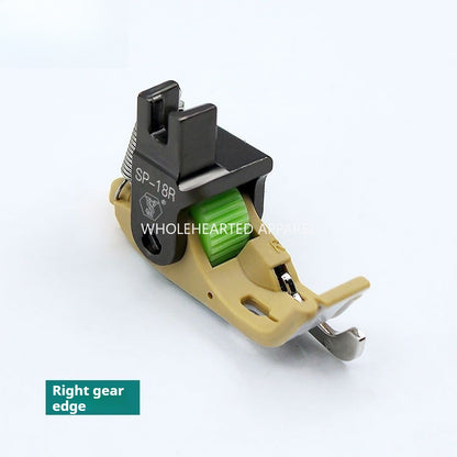 1599★  New SP-18 Teflon roller rib computer flat car left and right rib pressing line plastic presser foot with knife★