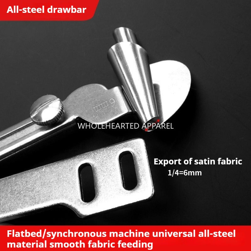 1597★  [Easy to pass the bone position] Sewing machine accessories New industrial spiral pull tube thin/thick material crimping device with Q5 professional crimping foot★