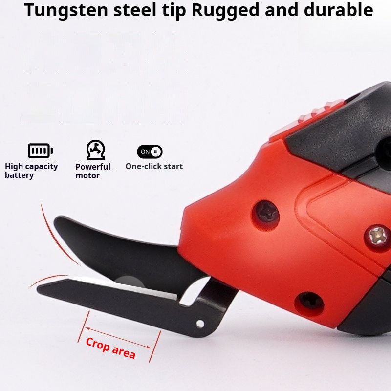 1444★  New second-generation PIN electric scissors industrial rechargeable handheld electric lithium battery double scissors cloth knife clothing★