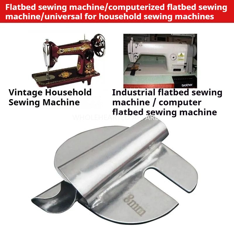 1074★Machine à coudre vintage domestique, table à plat universelle pour ordinateur, machine à ourlet roulé en spirale pour serviettes faites à la main, tube de traction pour ourlet roulé★