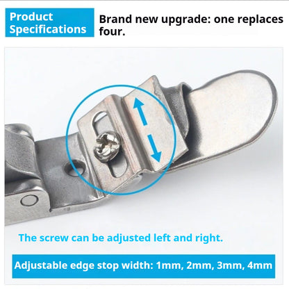 1268★  Industrial sewing machine foot press flat car non-ironing downward folding edge press foot curling edge press foot computer flat car folding edge press foot★